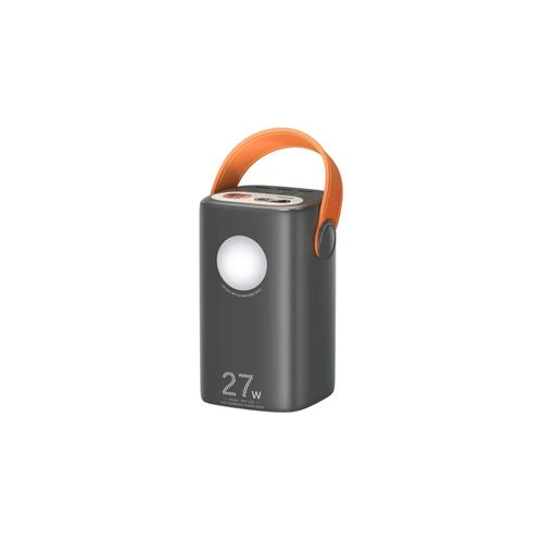 CARGADOR PORTÁTIL REMAX CON LUZ 60000 mAh 27W+22.5W RPP-123 GRIS