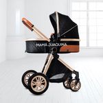 Coche-Travel-System-«SIENA»-y-Mochila-Pañalera-Negro