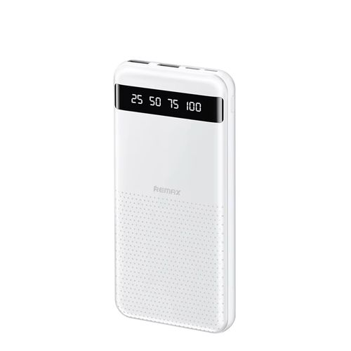 CARGADOR PORTÁTIL REMAX ULTRA SLIM 20000mAh 2.4A RPP-11 BLANCO