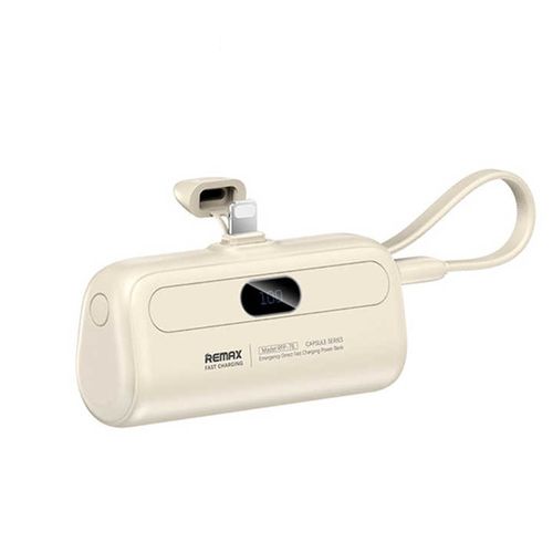 CARGADOR PORTÁTIL REMAX 5000mAh 20W Tipo C RPP-76 BLANCO