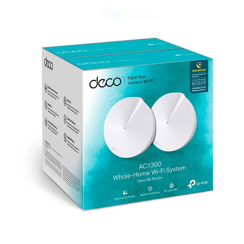 Tp-link-Deco-M5-2-pack-AC1300-Smart-Home-Mesh-Wi-fi