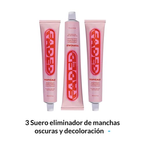 Suero eliminador de manchas oscuras y decoloración 50ml Topicals 3 Unidades