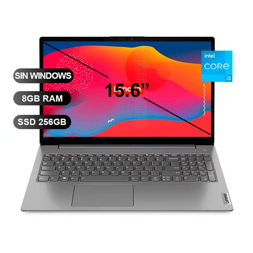LAPTOP LENOVO V15 G3 IAP I3-1215U/ 8GB/ SSD256GB/ FREE/ 15.6/ 82TT00CVLM