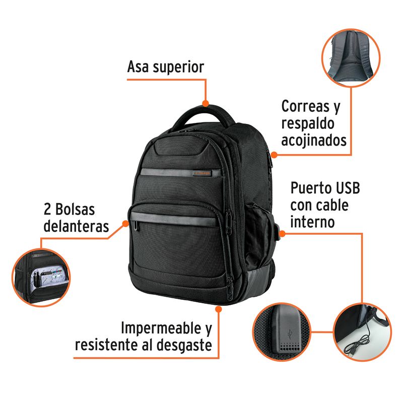 Kit-Mochila-porta-laptop-y-Termo-acero-Inoxidable-Truper