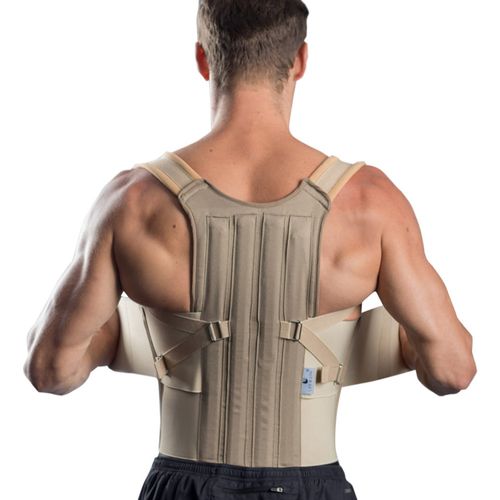 Faja Dorso Lumbar Unisex Leemark Talla L Color Beige