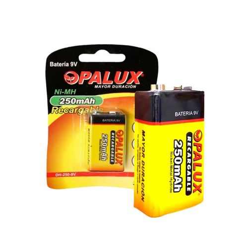 BATERIA PILA OPALUX 9V RECARGABLE
