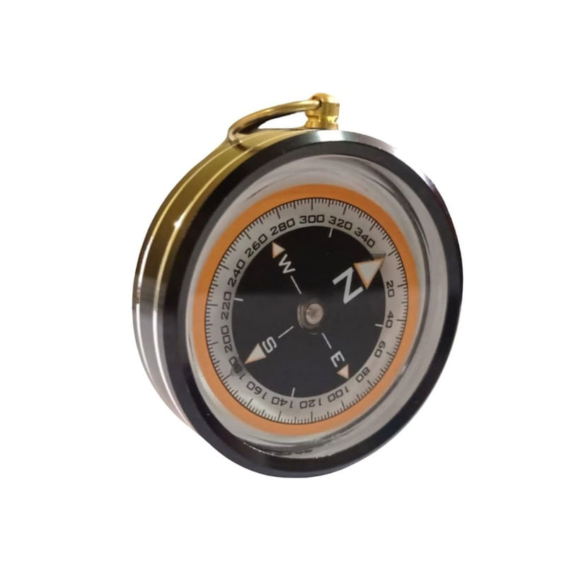 BRUJULA-COMPASS-PORTATIL-DE-ACERO-INOXIDABLE-CAMPING-NEGRO