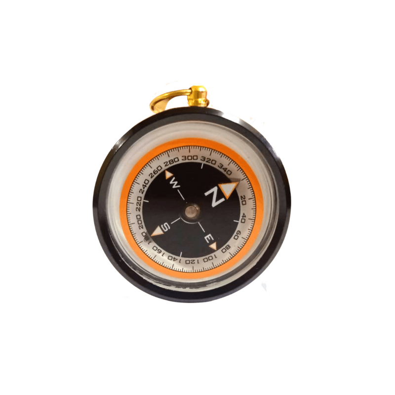 BRUJULA-COMPASS-PORTATIL-DE-ACERO-INOXIDABLE-CAMPING-NEGRO