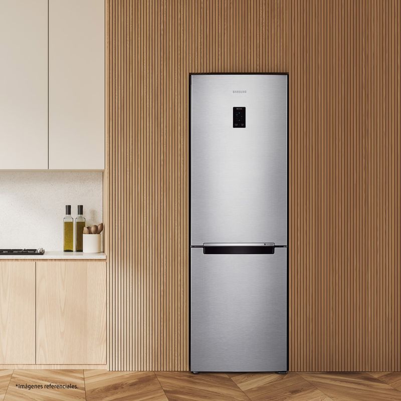 Refrigeradora-Samsung-328LT-All-Around-Cooling-RB33J3230SA-PE-Plateado