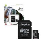 MEMORIA-MICRO-SD-KINGSTON-64-GB-CLASS-10-ORIGINAL-NEGRO