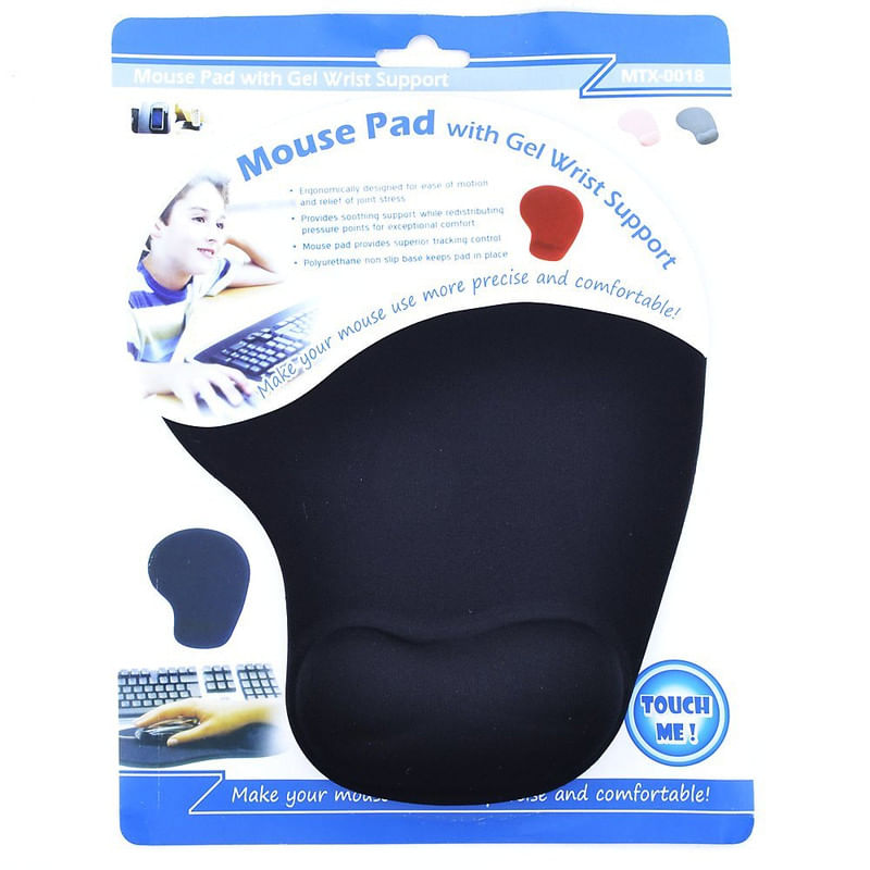 PAD-MOUSE-CON-ALMOHADILLA-MUÑEQUERA-DE-GEL-NEGRO