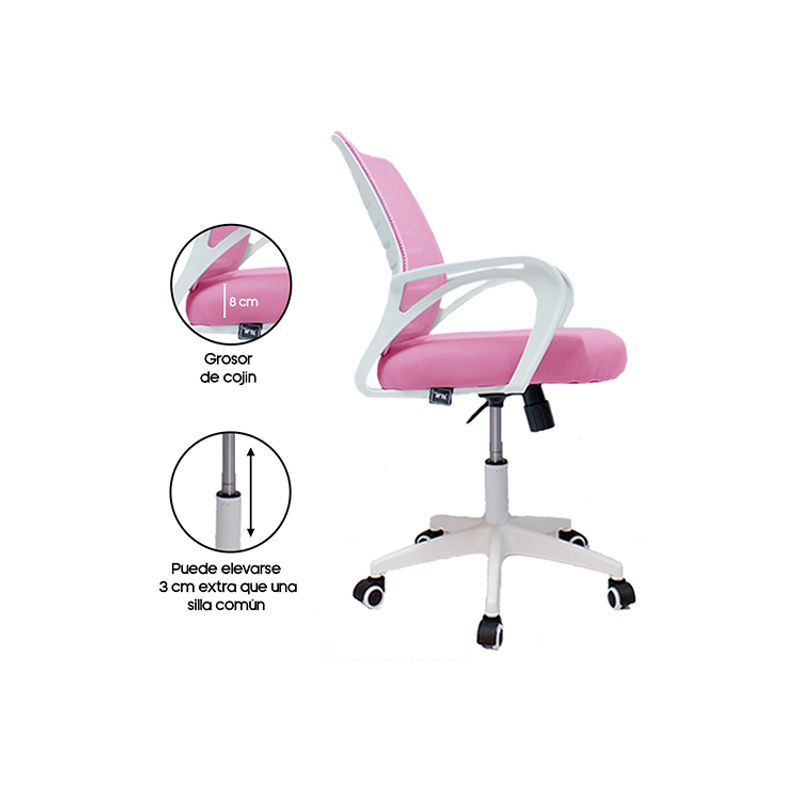 Silla-de-Oficina-Ergonomica-Kandy-Base-de-Nylon---Sistema Basculante