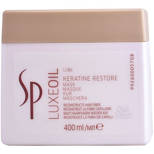 Mascarilla con Aceite de Argán Wella Luxe Oil Keratin 400ml