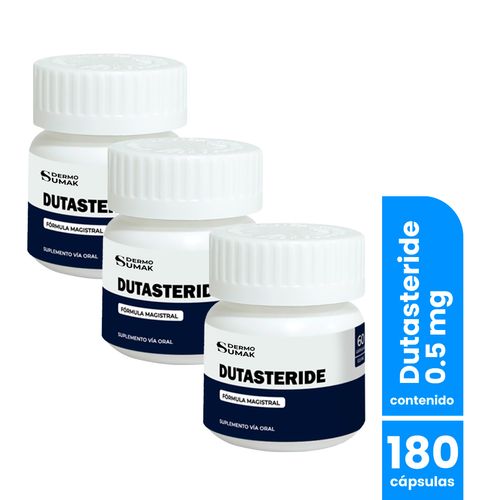 Dutasteride 0.5% Cápsulas 60 Und - Dermo Sumak 3 Unid