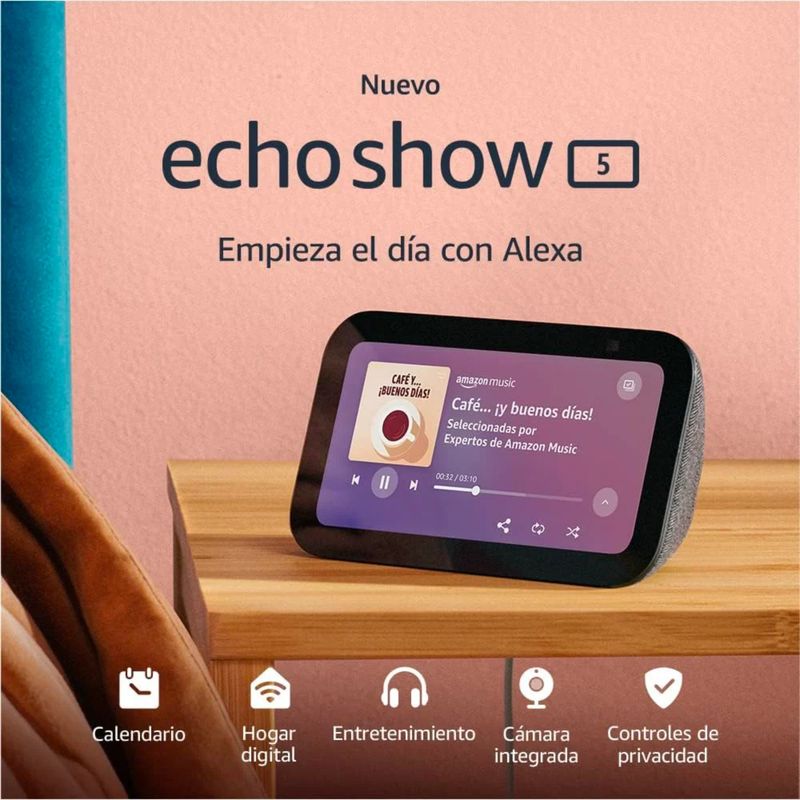 Parlante-Inteligente-Amazon-Alexa-Echo-Show-5-3ra-Gen---Negro