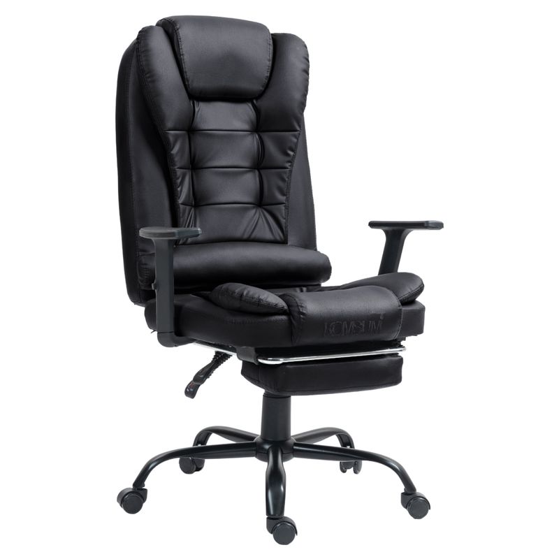 Sillas-Ergonomica-de-Oficina-Gerencial-con-Base-de-Acero-Roma-Komsum-Negro