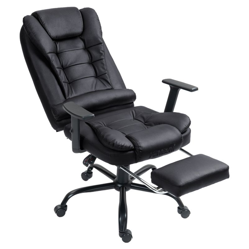 Sillas-Ergonomica-de-Oficina-Gerencial-con-Base-de-Acero-Roma-Komsum-Negro