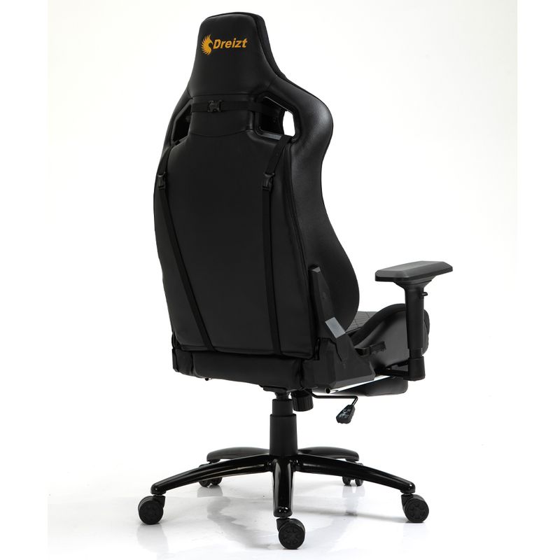 Silla-Gamer-Dreizt-King-Series-Dorado-Premium-Alta-Calidad-Reclinable-con-Posapies-Gas-Lift-Clase-4