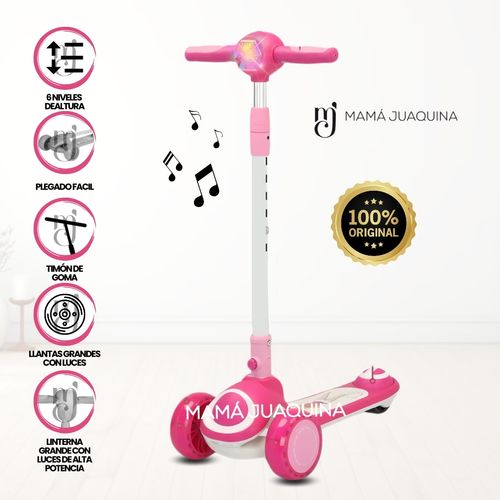 Scooter para Niños Musical «LEXUS» Rosado