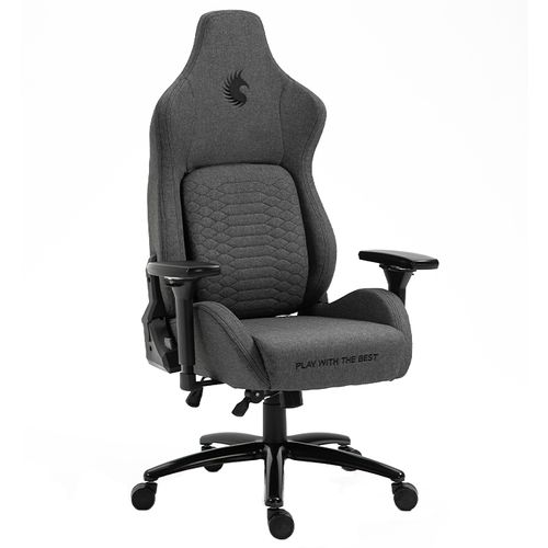 Silla Gamer Dreizt Titan Series Gris Premium Almohadilla Inteligente Reclinable Gas Lift Clase 4