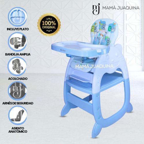 Silla de Comer con Plato Edición Limitada «HI KITTY» Light Blue
