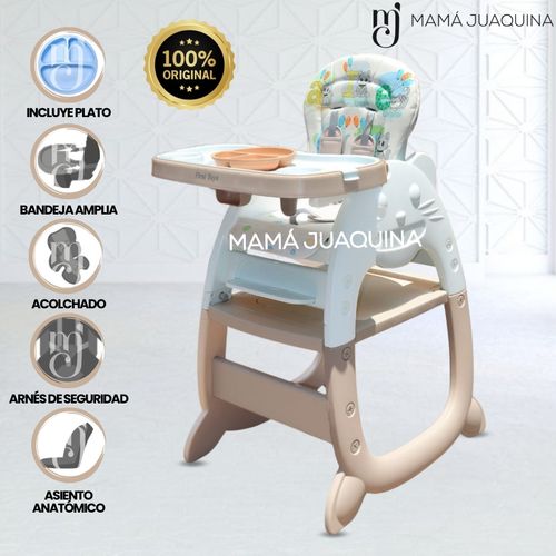 Silla de Comer con Plato Edición Limitada «HI KITTY» Beige