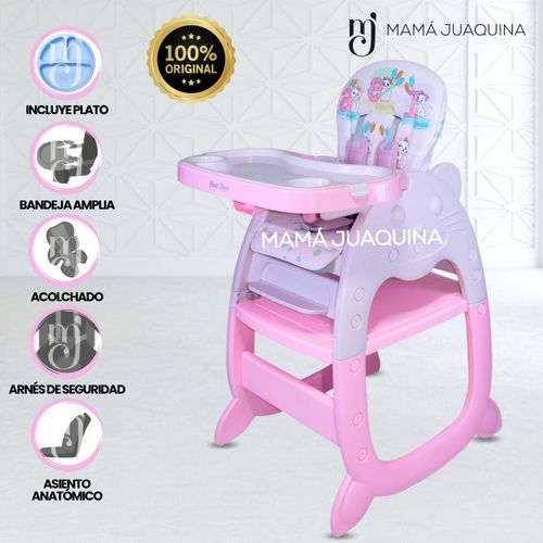 Silla de Comer con Plato Edición Limitada «HI KITTY» Pink