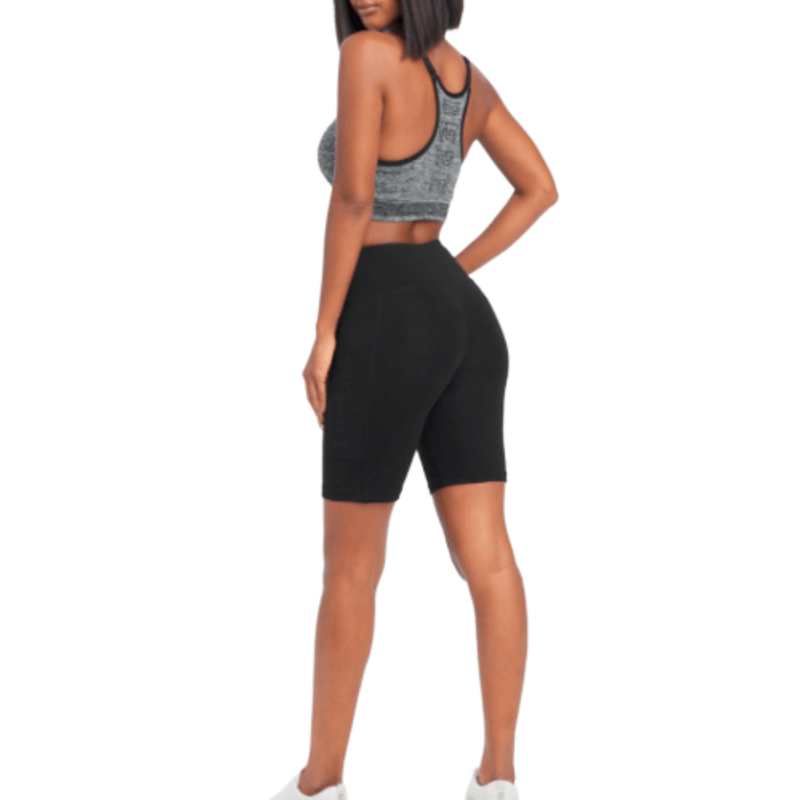 Pantalon-Corto-o-Biker-BEBE-para-Mujer---Negro-Talla-L