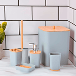 Juego-de-Accesorios-para-Baño-6-Piezas-Cuadrado-Gris