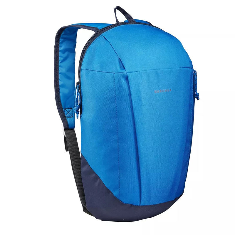 MOCHILA-MONTAÑA-Y-TREKKING-MH100-10L-QUECHUA-AZUL-ELECTRICO