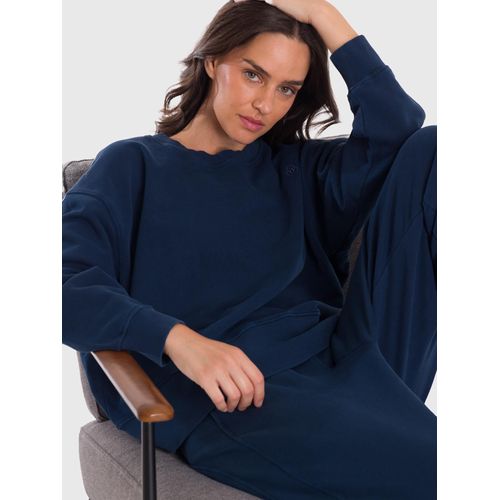 Polera Para Mujer Crew Neck Creta Azul Bsoul