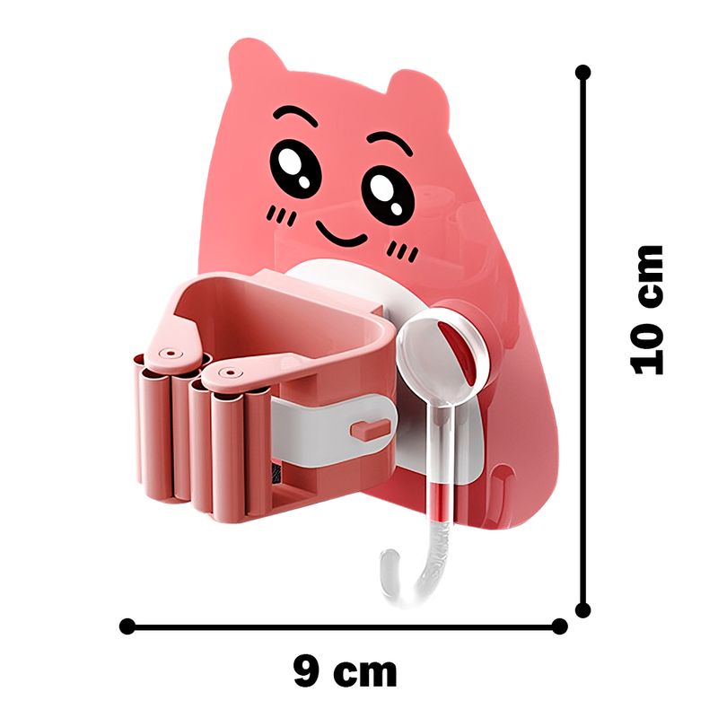 Colgador-Organizador-de-Escobas-y-Trapeadores-Soporte-N60-Gato-Fucsia