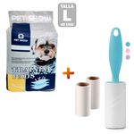 Pañales-de-Piso-Absorbentes-Talla-L-Y-Rodillo-Quita-Pelusa-con-Repuestos