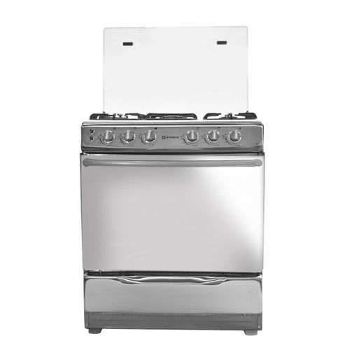 Cocina de pie Imaco 5 quemadores 76CM puerta Reflex 801 Inox