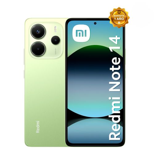 XIAOMI REDMI NOTE 14 6GB RAM 128GB ROM COLOR VERDE LIMON