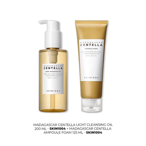 Centella Light Cleansing Oil 200ml + Ampoule Foam 125ml - SKIN1004