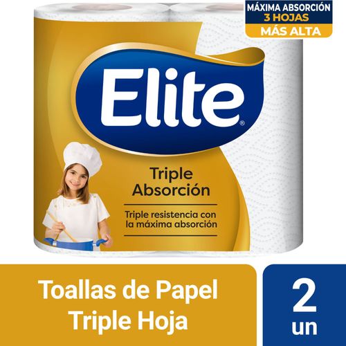 Papel Tolla ELITE Triple Absorción Paquete 2un PV
