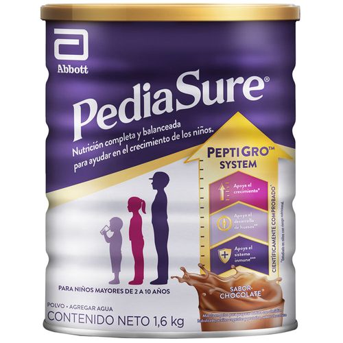Alimento Nutricional PEDIASURE Sabor a Chocolate Lata 1.6Kg