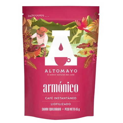 Café Instantáneo ALTOMAYO Armónico Doypack 45g