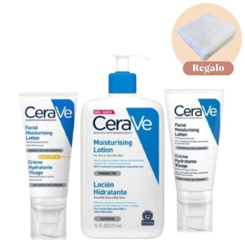 Pack Cerave Hidratación y Protección Piel Normal a Seca