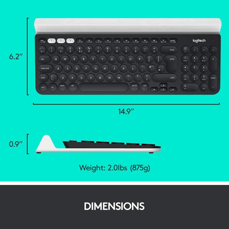 Teclado-Logitech-K780-Inalambrico-Multidispositivo-con-Bluetooth