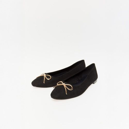 Bailarina Sfera Mujer Lazada Metalica Negro