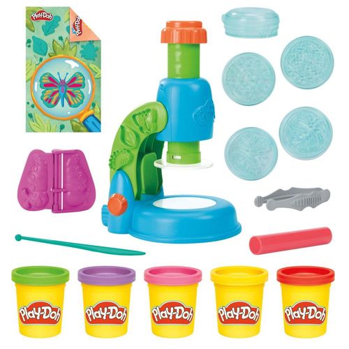 Juego Microscopio Luces Play Doh