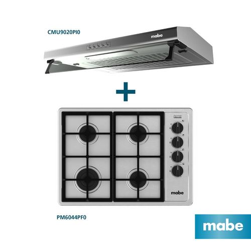 Combo Mabe Campana CMU9020PI0 + Encimera PM6044PF0