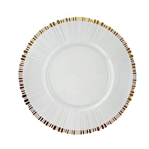 Plato Base Borde Gold Ddm