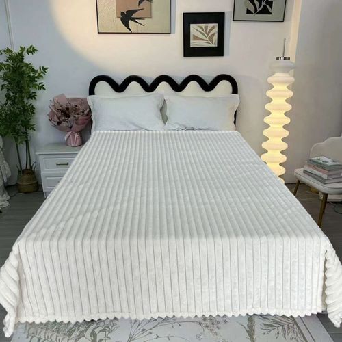 Manta OI25 Stripes Flannel Off White