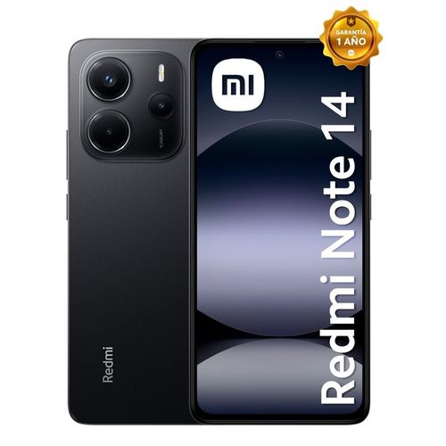 XIAOMI REDMI NOTE 14 8GB RAM 256GB ROM COLOR NEGRO OCASO