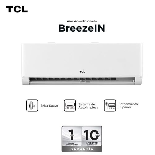 Aire Acondicionado Split TCL Inverter Breezin De 24,000 Btu/H Frio Calor Con Wifi TAC-18CHSAI/TPH11