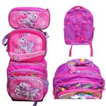 Set-de-mochila-para-niñas-4-pcs-con-base-de-ruedas-3D-