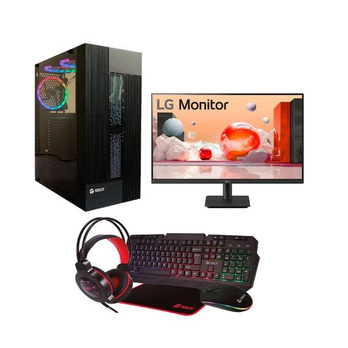 PC GAMER Teros TE-7032G + MONITOR LG 27 PULGADAS + COMBO TEROS